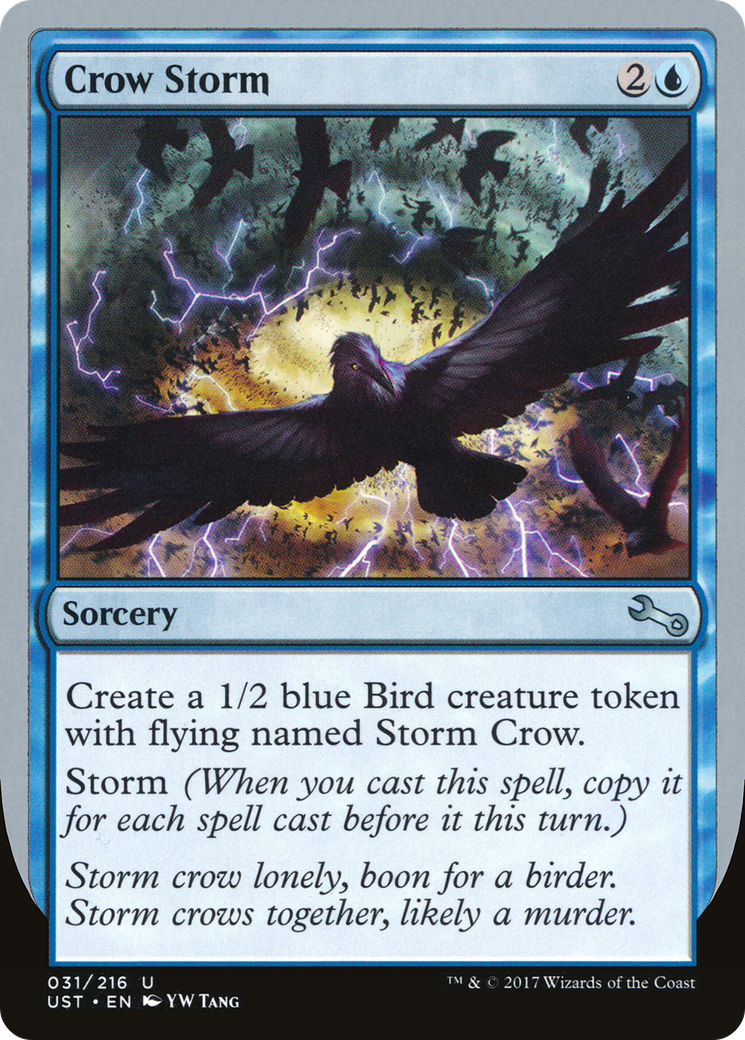 Image of Crow Storm (UST-031) - Unstable Foil