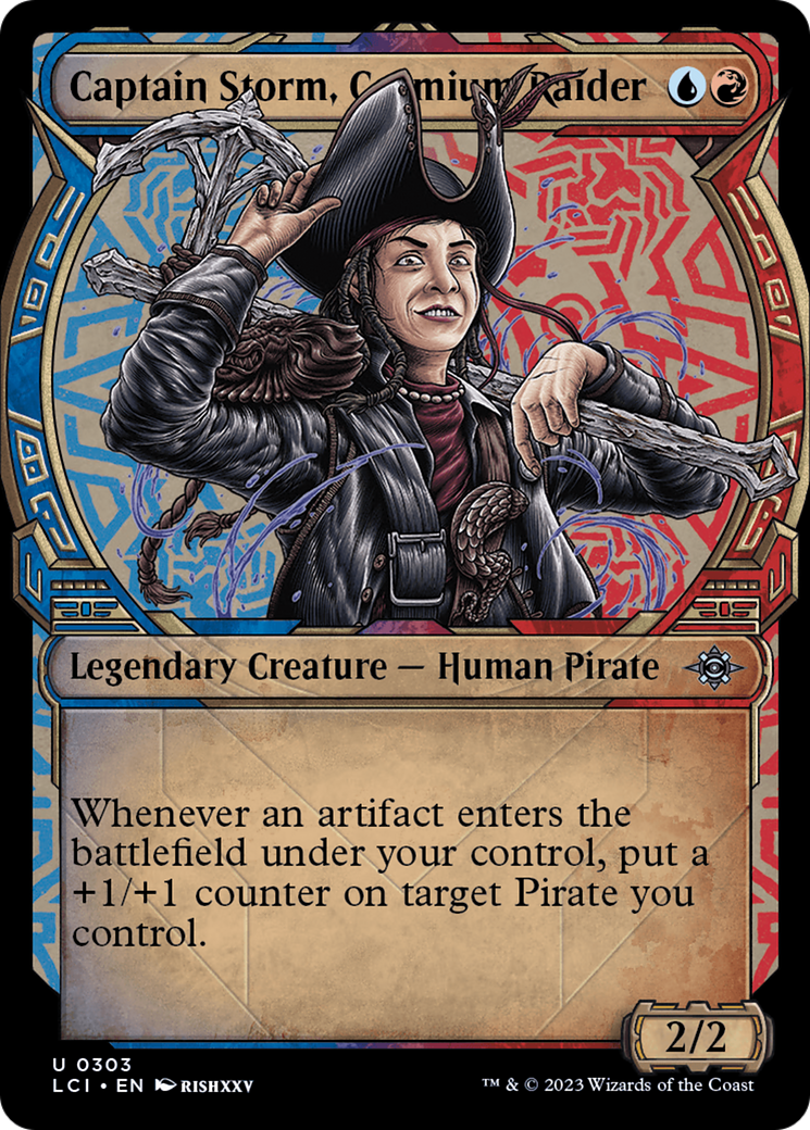 Image of Captain Storm, Cosmium Raider (Showcase) (LCI-303) - The Lost Caverns of Ixalan: (Showcase) Foil