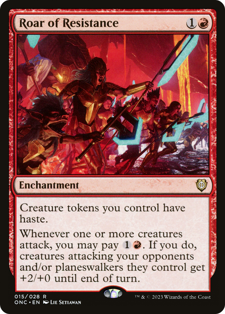 Image of Roar of Resistance (ONC-015) - Phyrexia: All Will Be One Commander