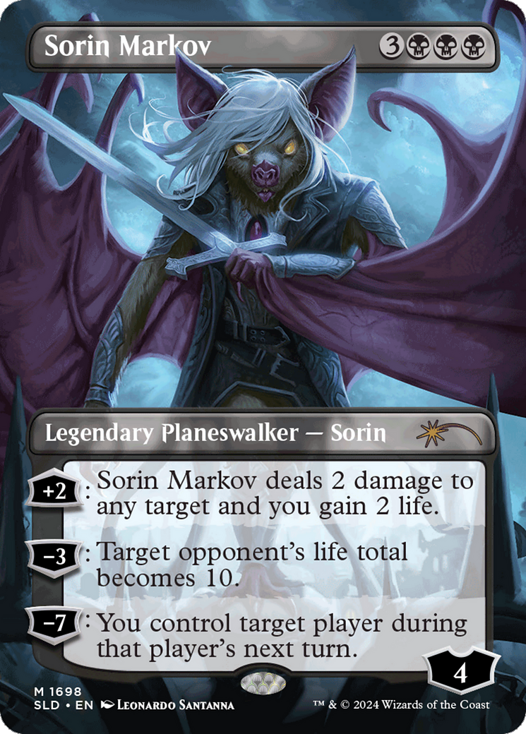 Image of Sorin Markov (SLD-1698) - Secret Lair Drop (Borderless) Foil