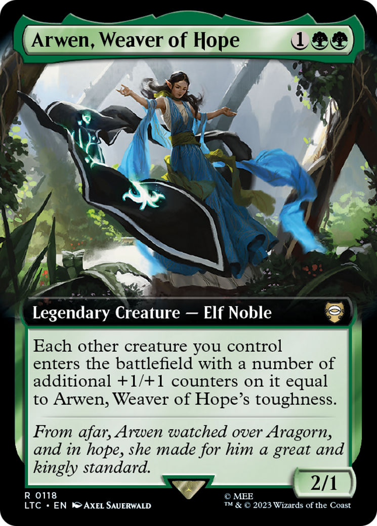 Image of Arwen, Weaver of Hope (Extended Art) (LTC-118) - Tales of Middle-earth Commander: (Extended Art)