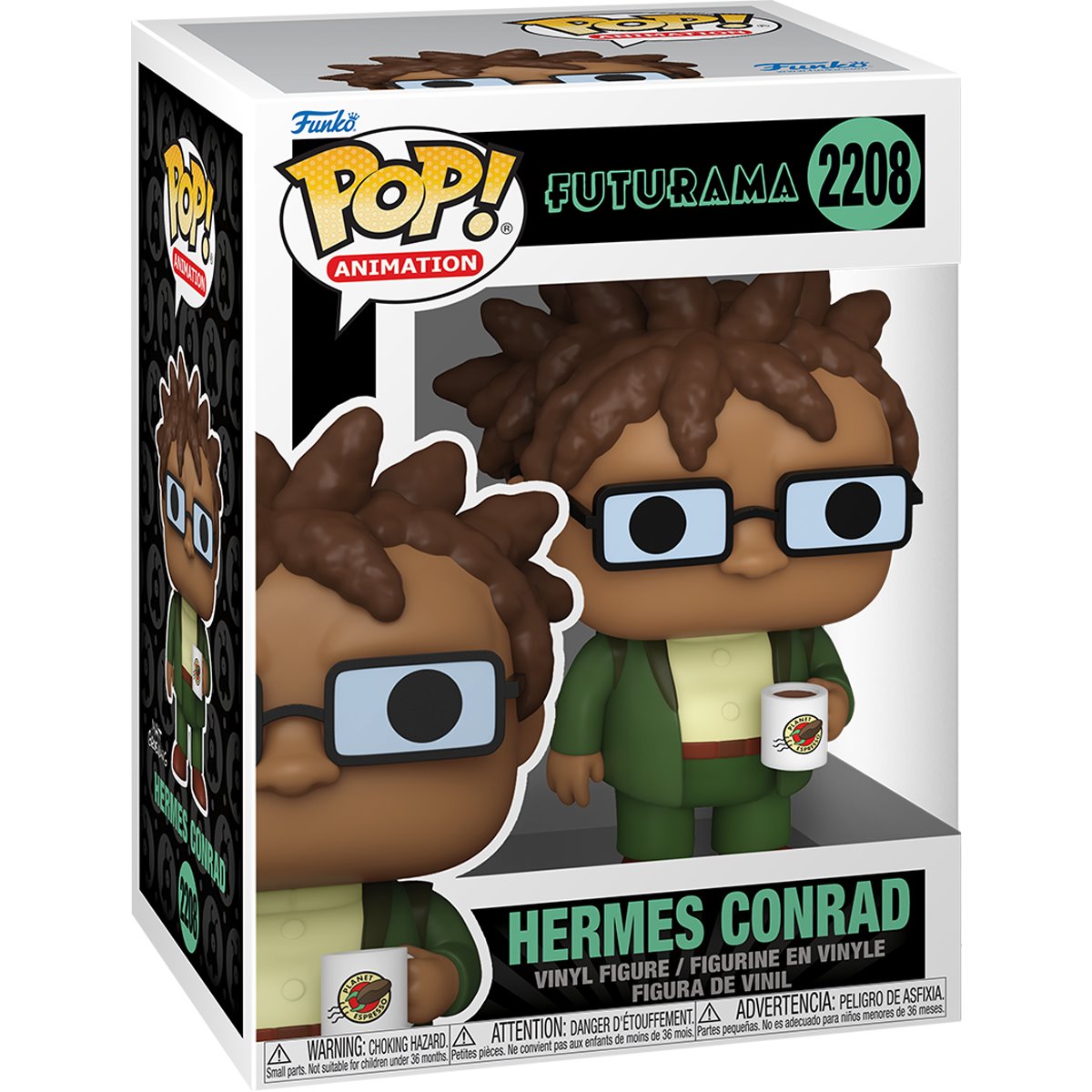 Image of Futurama Hermes Conrad Funko Pop! Vinyl Figure #2208
