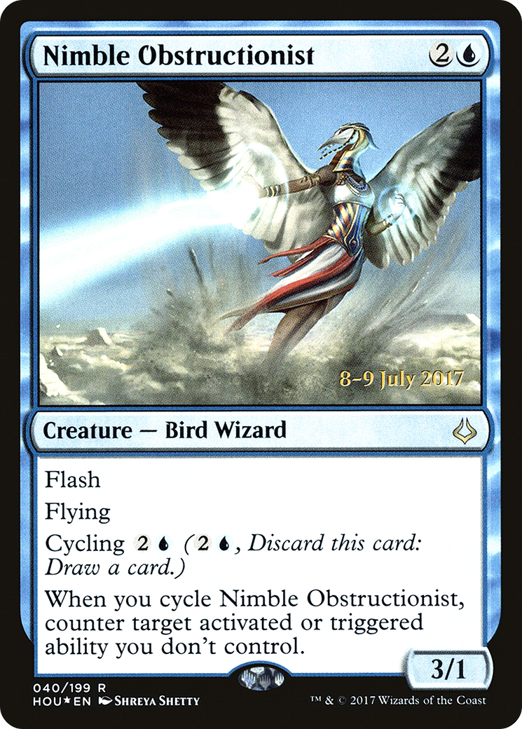 Image of Nimble Obstructionist (PRE-040) - Hour of Devastation Promos Foil