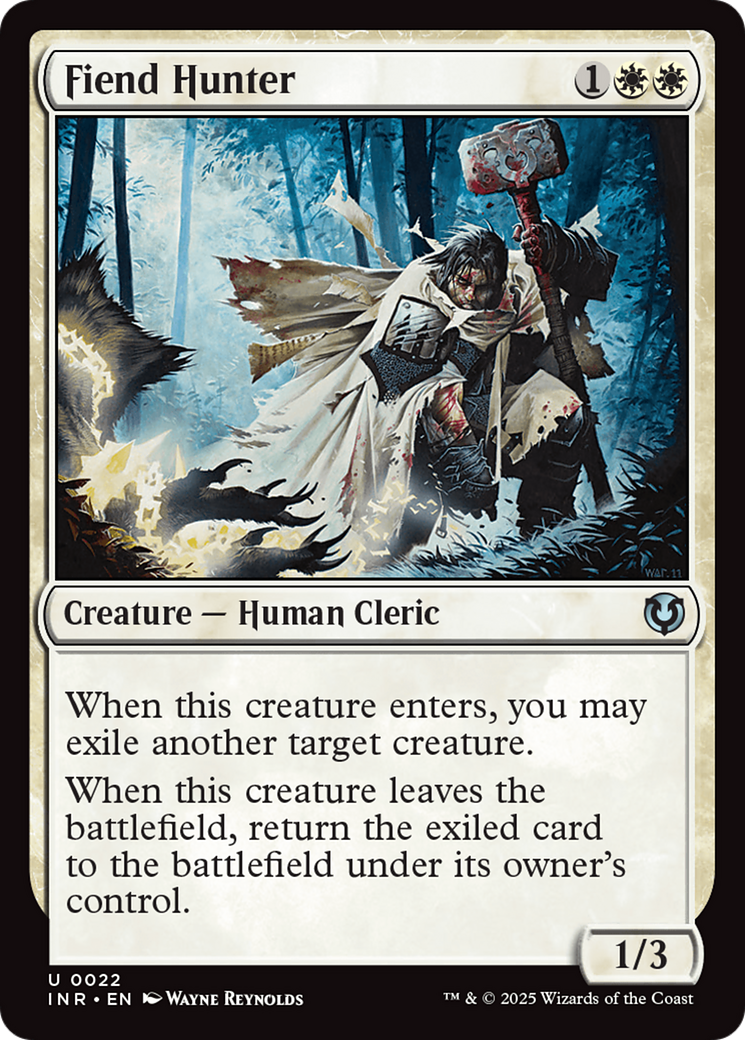 Image of Fiend Hunter (INR-022) - Innistrad Remastered