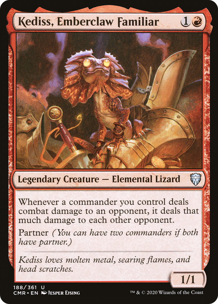 Image of Kediss, Emberclaw Familiar (CMR-188) - Commander Legends