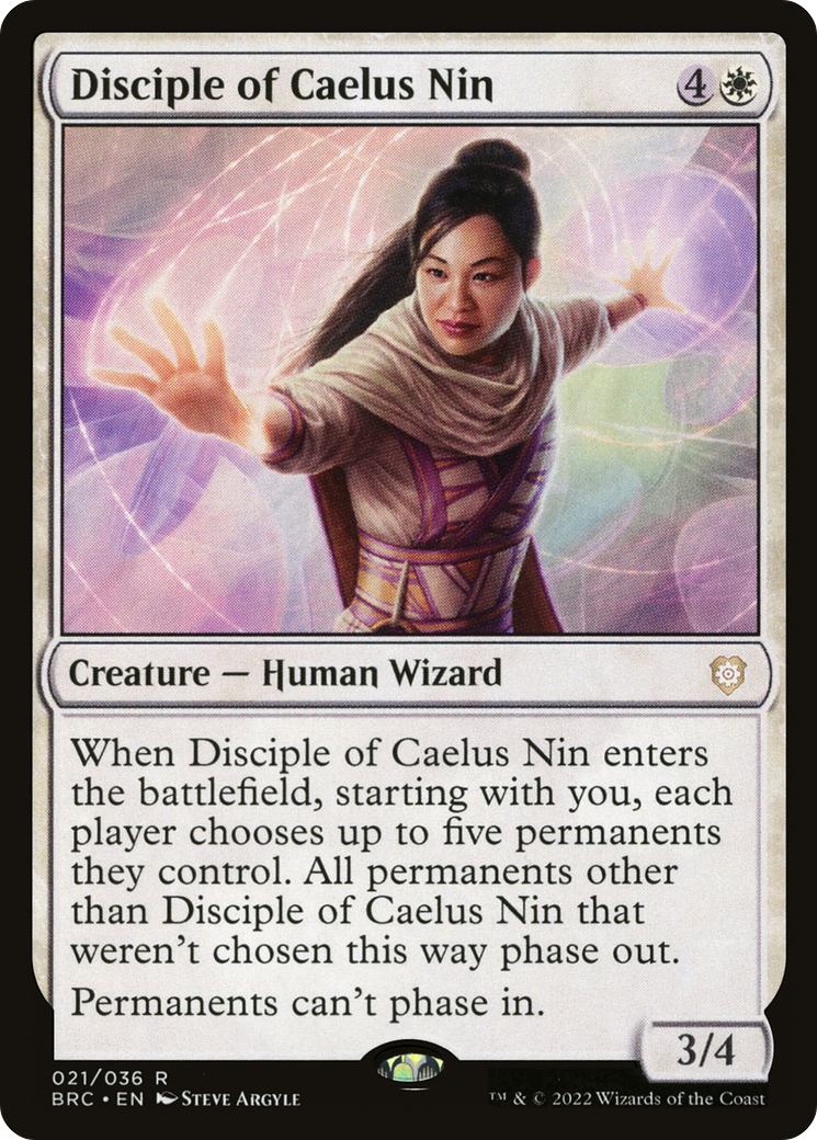 Image of Disciple of Caelus Nin (BRC-021) - The Brothers' War Commander