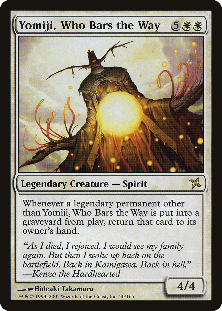 Image of Yomiji, Who Bars the Way (BOK-030) - Betrayers of Kamigawa