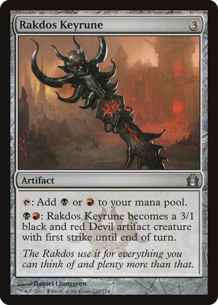 Image of Rakdos Keyrune (RTR-232) - Return to Ravnica Foil