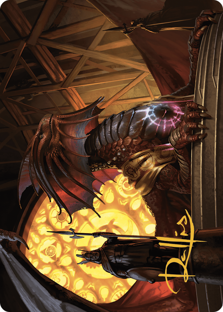 Image of Niv-Mizzet, Guildpact // Niv-Mizzet, Guildpact (AMKM-021) - Murders at Karlov Manor Art Series (Borderless)