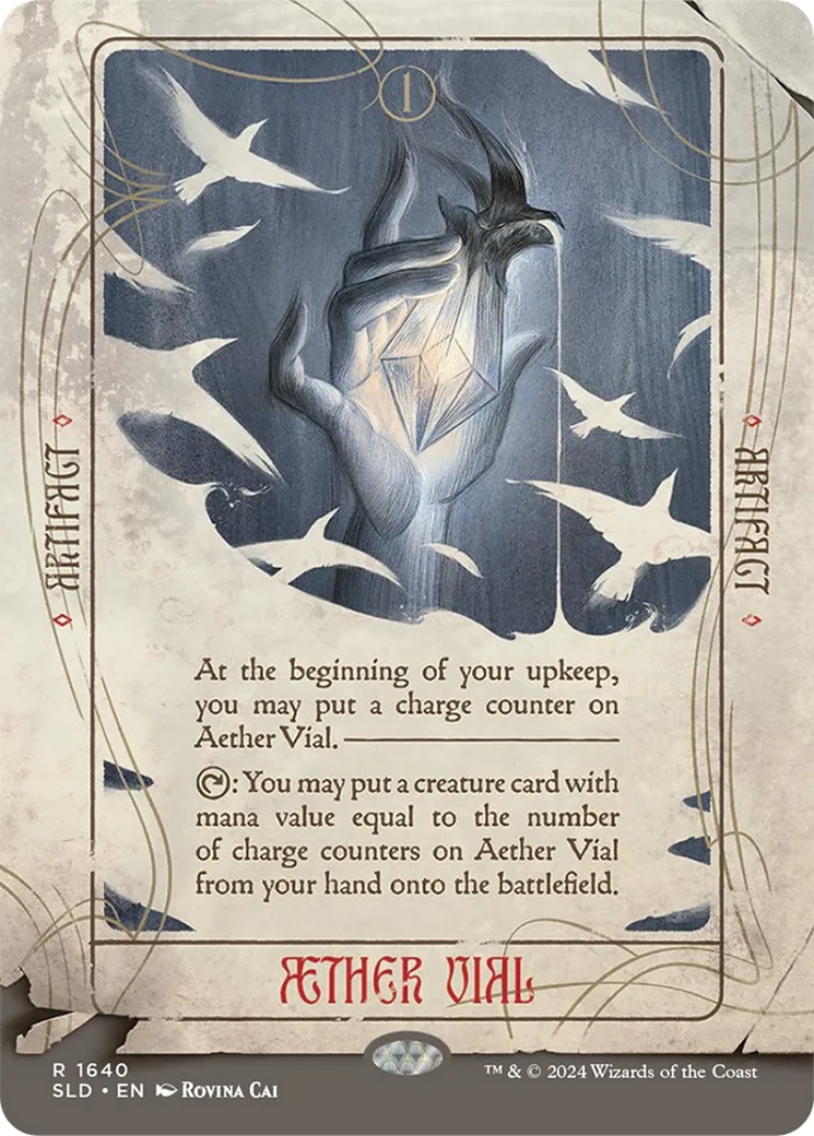 Image of Aether Vial (SLD-1640) - Secret Lair Drop (Borderless)
