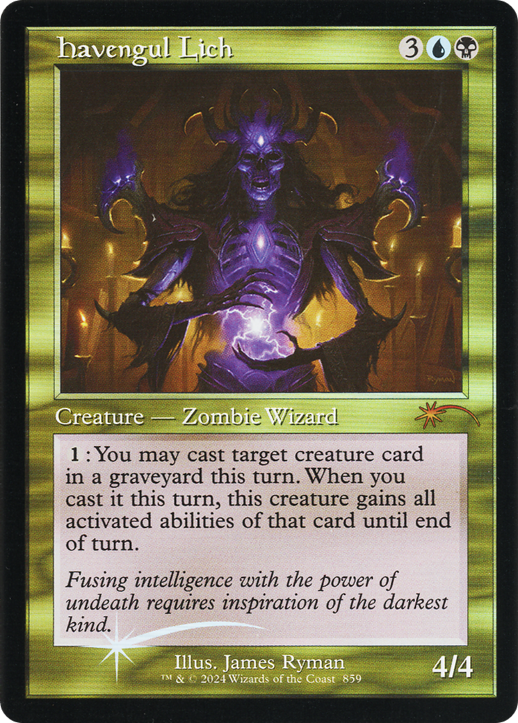 Image of Havengul Lich (Retro Frame) (SLD-859) - Secret Lair Drop Foil