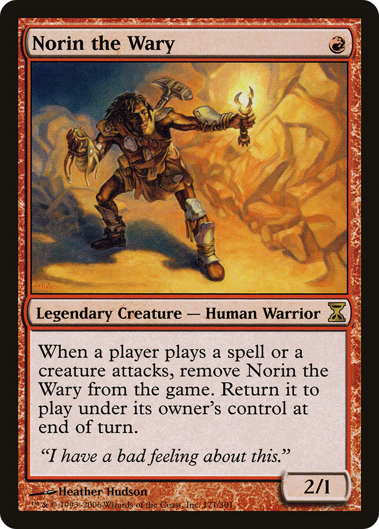 Image of Norin the Wary (TSP-171) - Time Spiral Foil