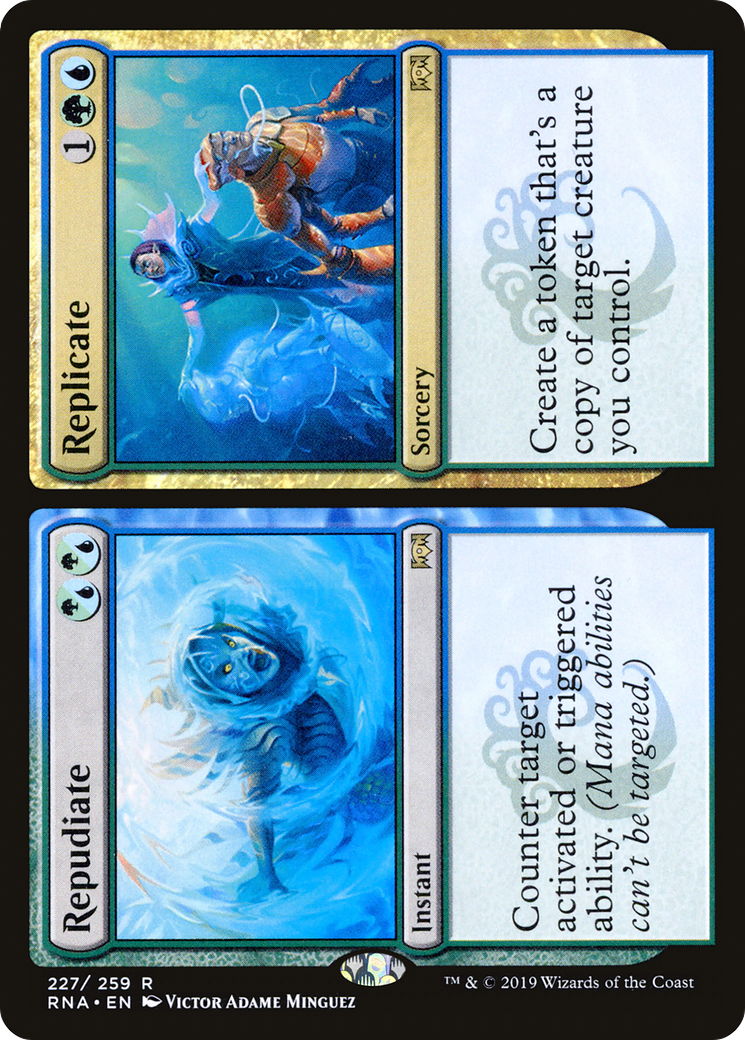 Image of Repudiate // Replicate (RNA-227) - Ravnica Allegiance