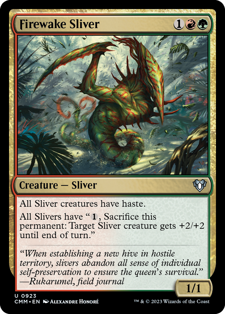 Image of Firewake Sliver (CMM-923) - Commander Masters