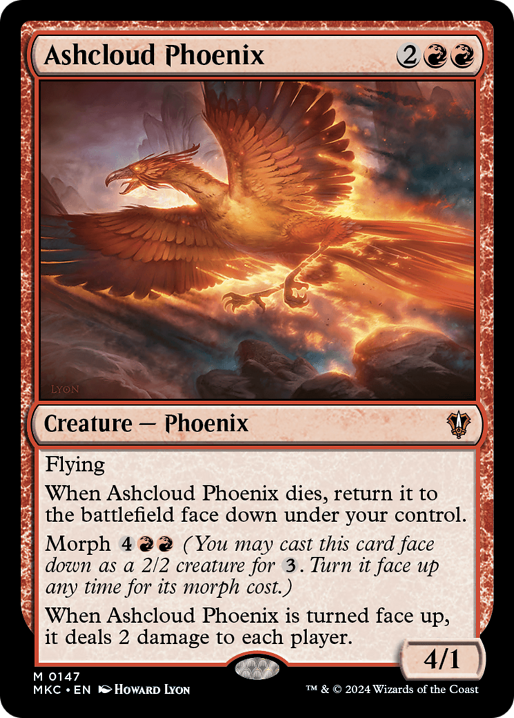 Image of Ashcloud Phoenix (MKC-147) - Murders at Karlov Manor Commander
