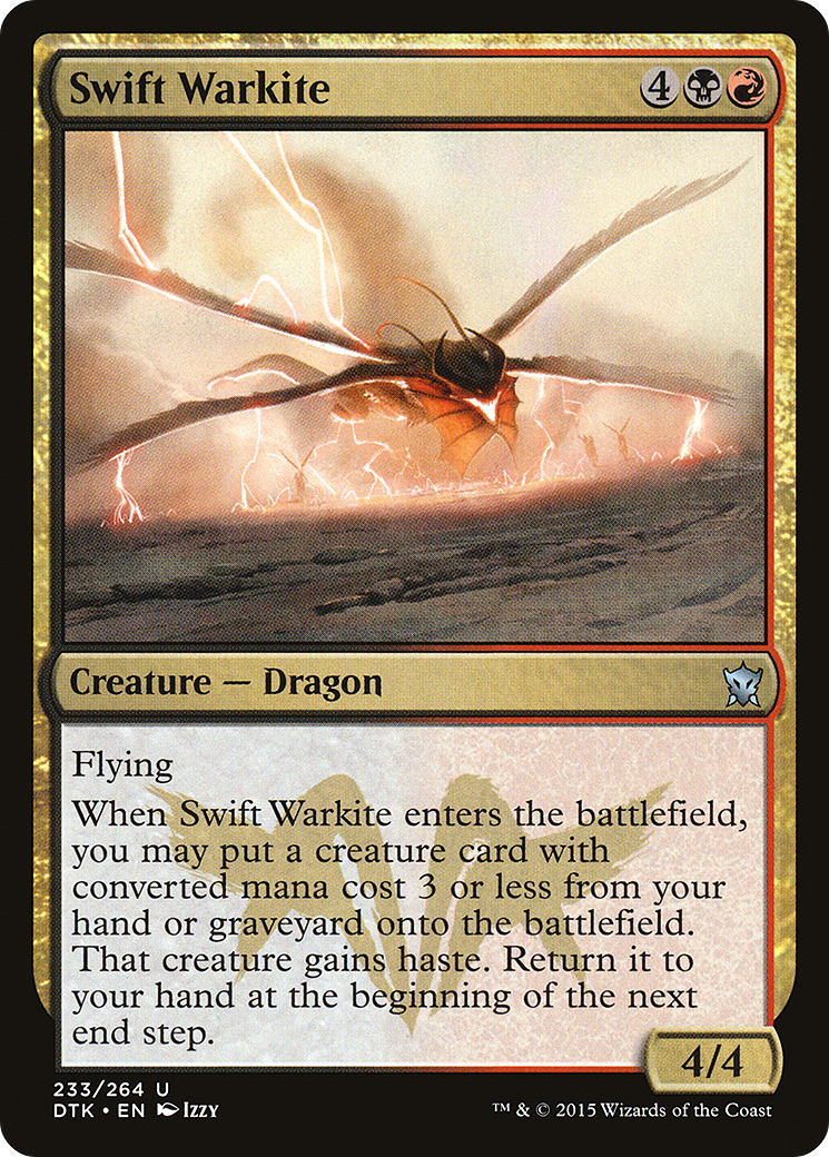 Image of Swift Warkite (DTK-233) - Dragons of Tarkir Foil