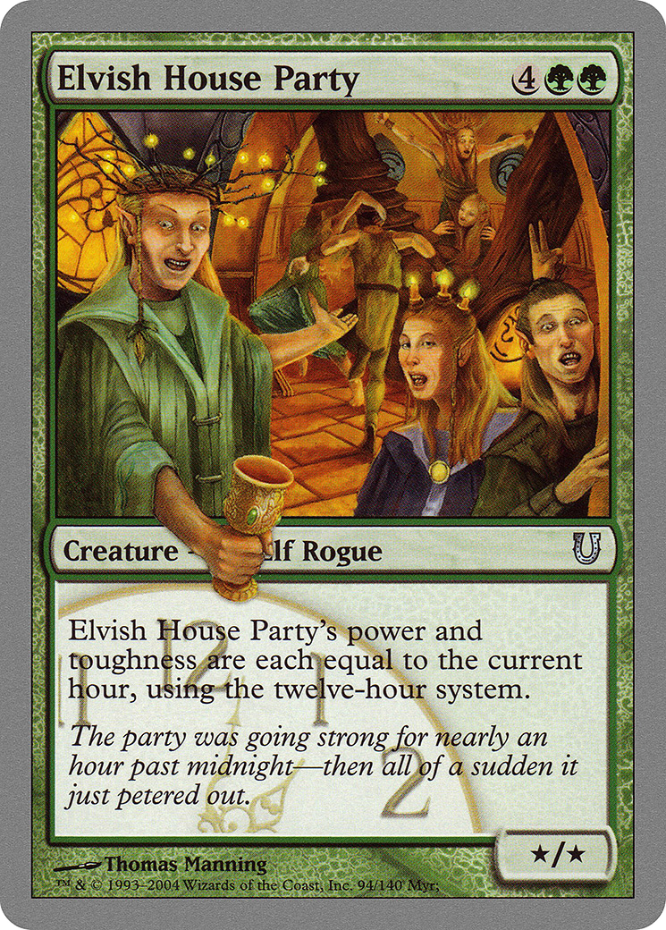 Image of Elvish House Party (UNH-094) - Unhinged