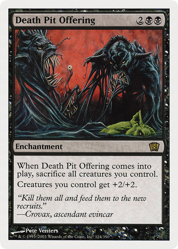 Image of Death Pit Offering (8ED-124) - 8th Edition