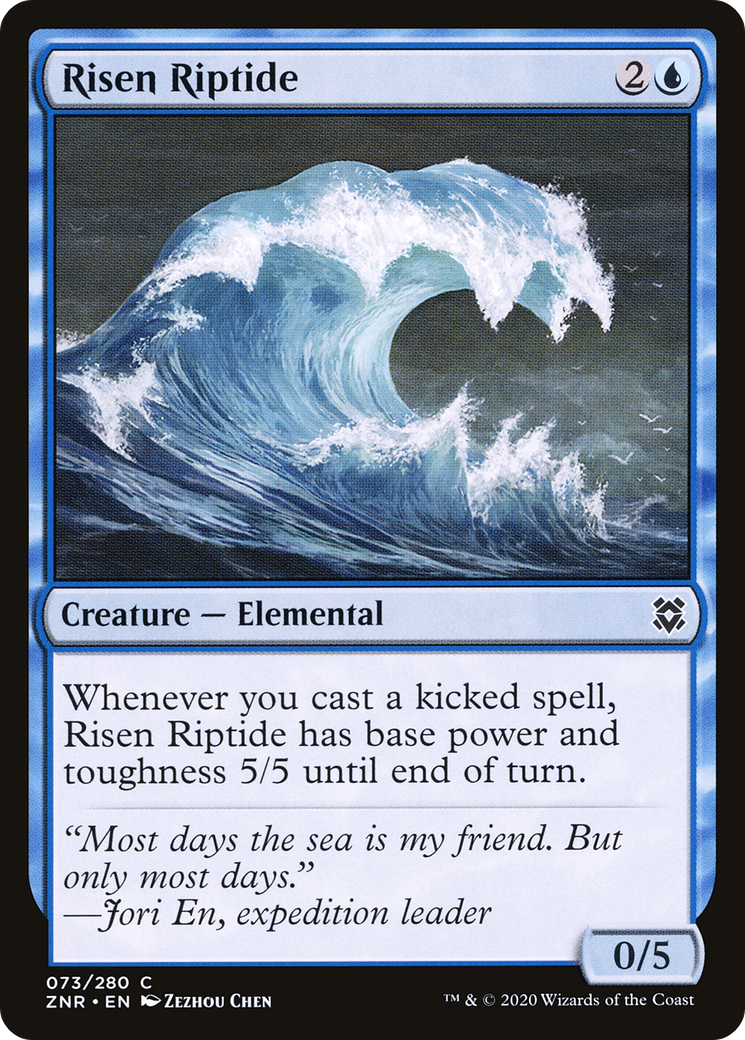 Image of Risen Riptide (ZNR-073) - Zendikar Rising Foil