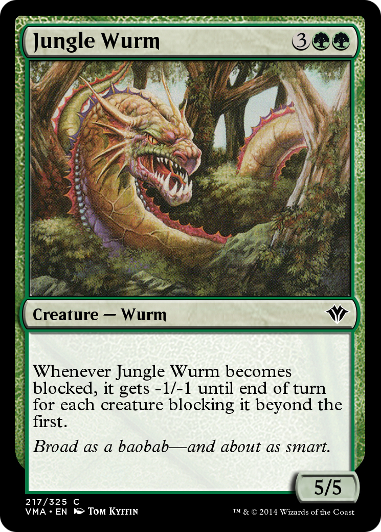 Image of Jungle Wurm (VMA-217) - Vintage Masters