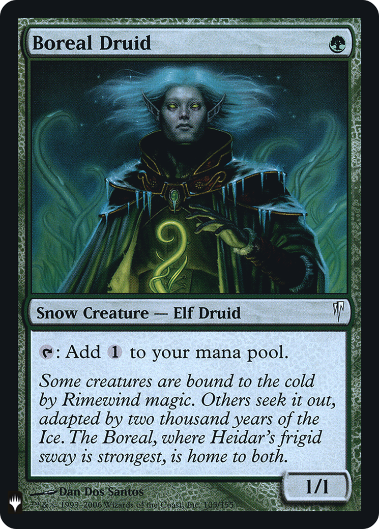 Image of Boreal Druid (LIST-105) - The List Foil