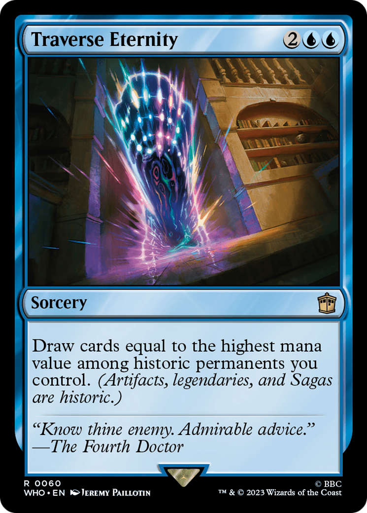 Image of Traverse Eternity (WHO-060) - Doctor Who Foil
