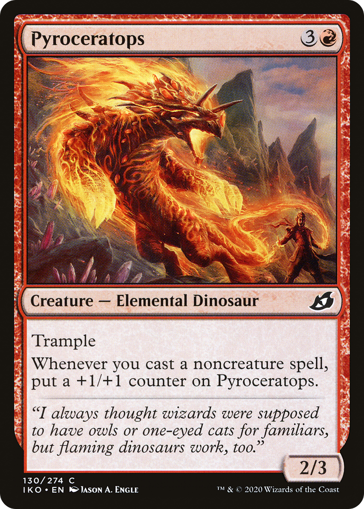 Image of Pyroceratops (IKO-130) - Ikoria: Lair of Behemoths Foil
