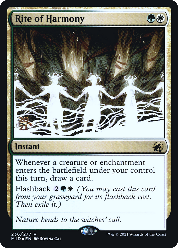Image of Rite of Harmony (PRE-236) - Innistrad: Midnight Hunt Promos Foil