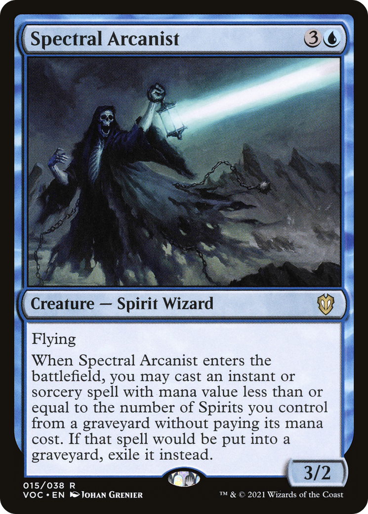 Image of Spectral Arcanist (VOC-015) - Crimson Vow Commander