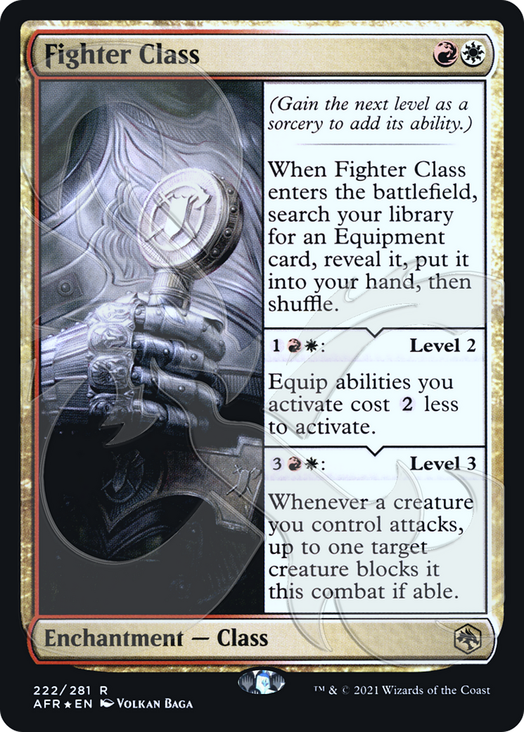 Image of Fighter Class (AFR&-222) - Adventures in the Forgotten Realms Promos Foil
