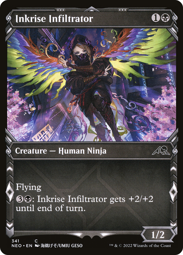 Image of Inkrise Infiltrator (Showcase) (NEO-341) - Kamigawa: Neon Dynasty: (Showcase)