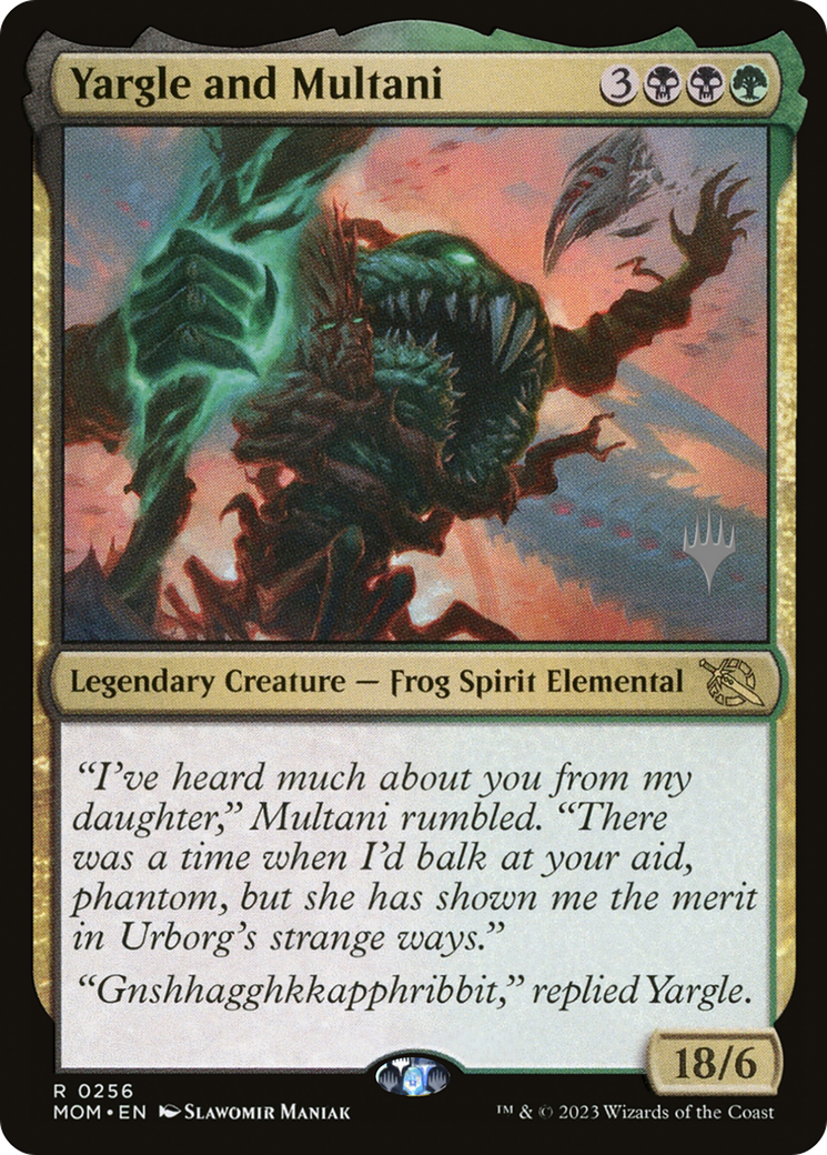 Image of Yargle and Multani (PPMOM-256) - March of the Machine Promos Foil