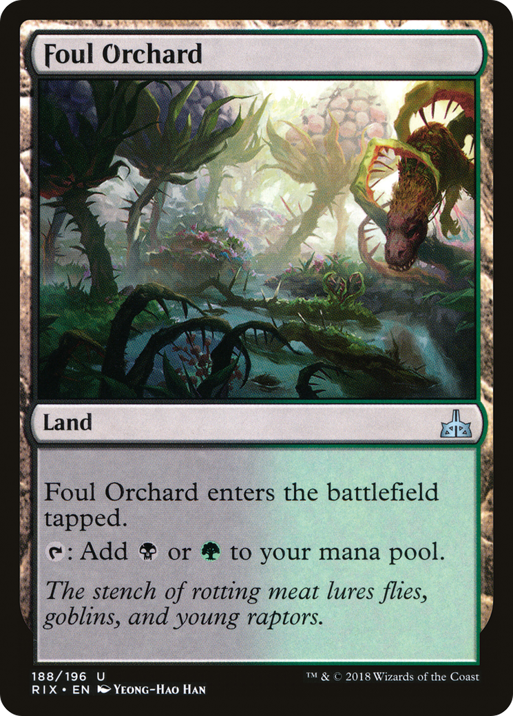 Image of Foul Orchard (RIX-188) - Rivals of Ixalan Foil