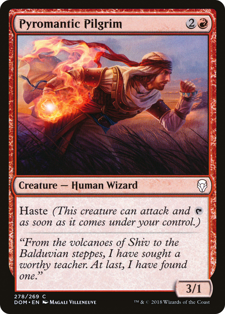 Image of Pyromantic Pilgrim (DOM-278) - Dominaria