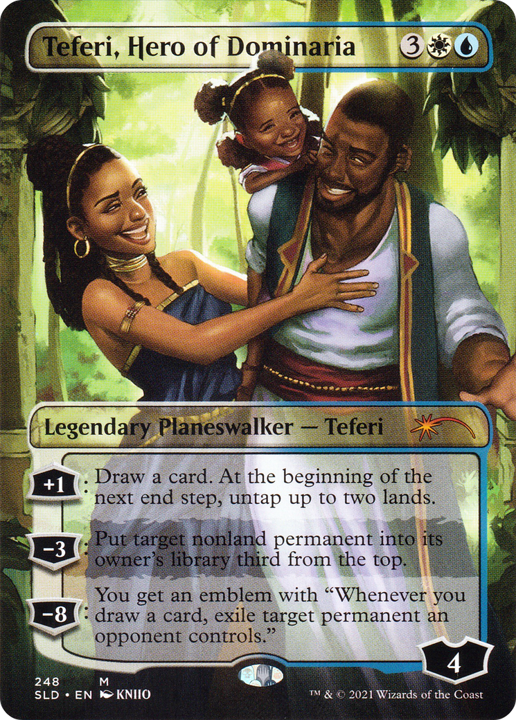 Image of Teferi, Hero of Dominaria (SLD-248) - Secret Lair Drop (Borderless)