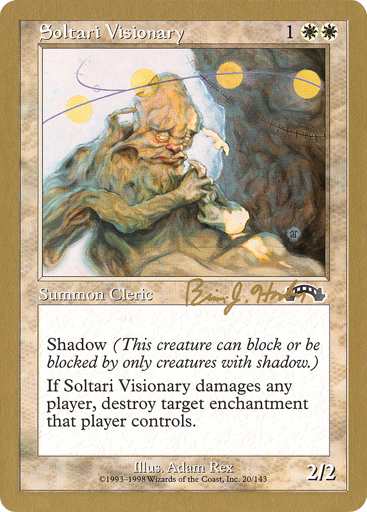 Image of Soltari Visionary - 1998 Brian Hacker (EXO) (WCD-) - World Championship Decks 1998