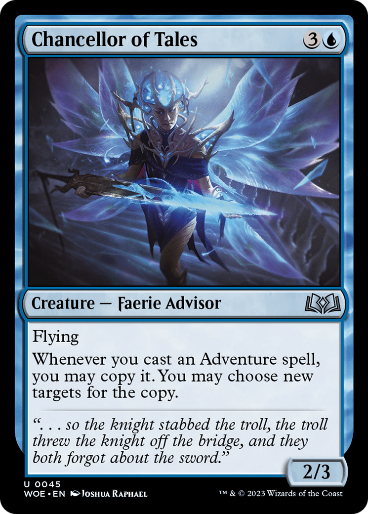 Image of Chancellor of Tales (WOE-045) - Wilds of Eldraine