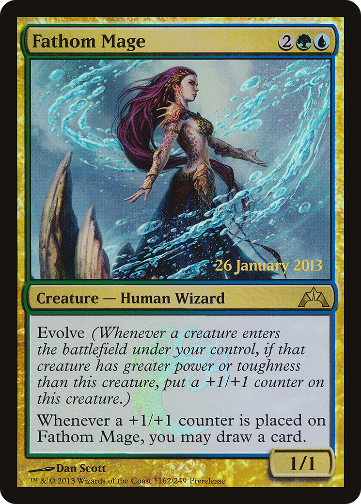 Image of Fathom Mage (PRE-162) - Gatecrash Promos Foil
