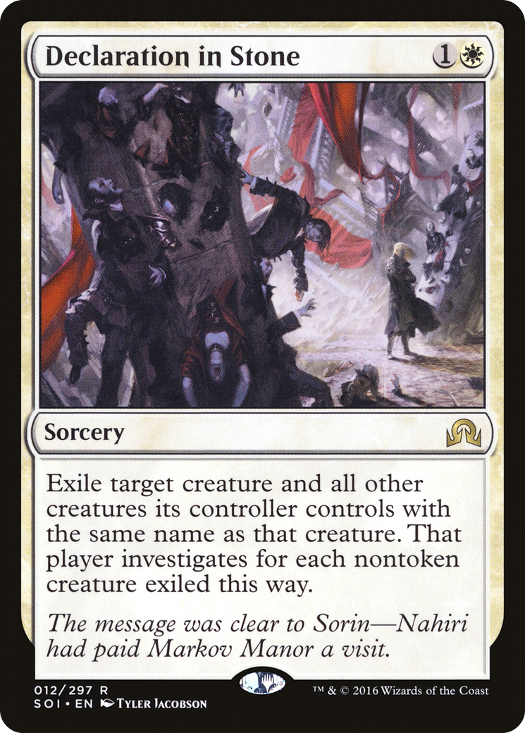 Image of Declaration in Stone (SOI-012) - Shadows over Innistrad