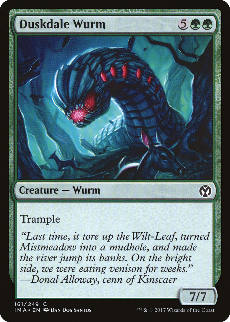 Image of Duskdale Wurm (IMA-161) - Iconic Masters Foil