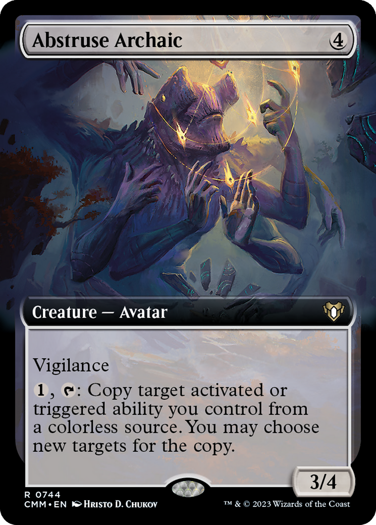 Image of Abstruse Archaic (Extended Art) (CMM-744) - Commander Masters: (Extended Art)