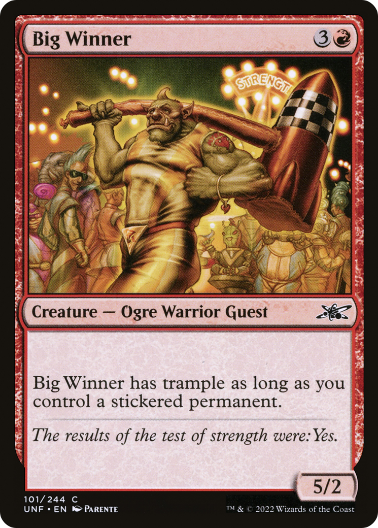 Image of Big Winner (UNF-101) - Unfinity Foil
