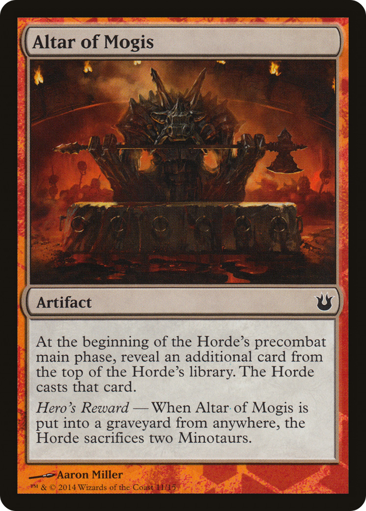Image of Altar of Mogis (HERO-) - Battle the Horde
