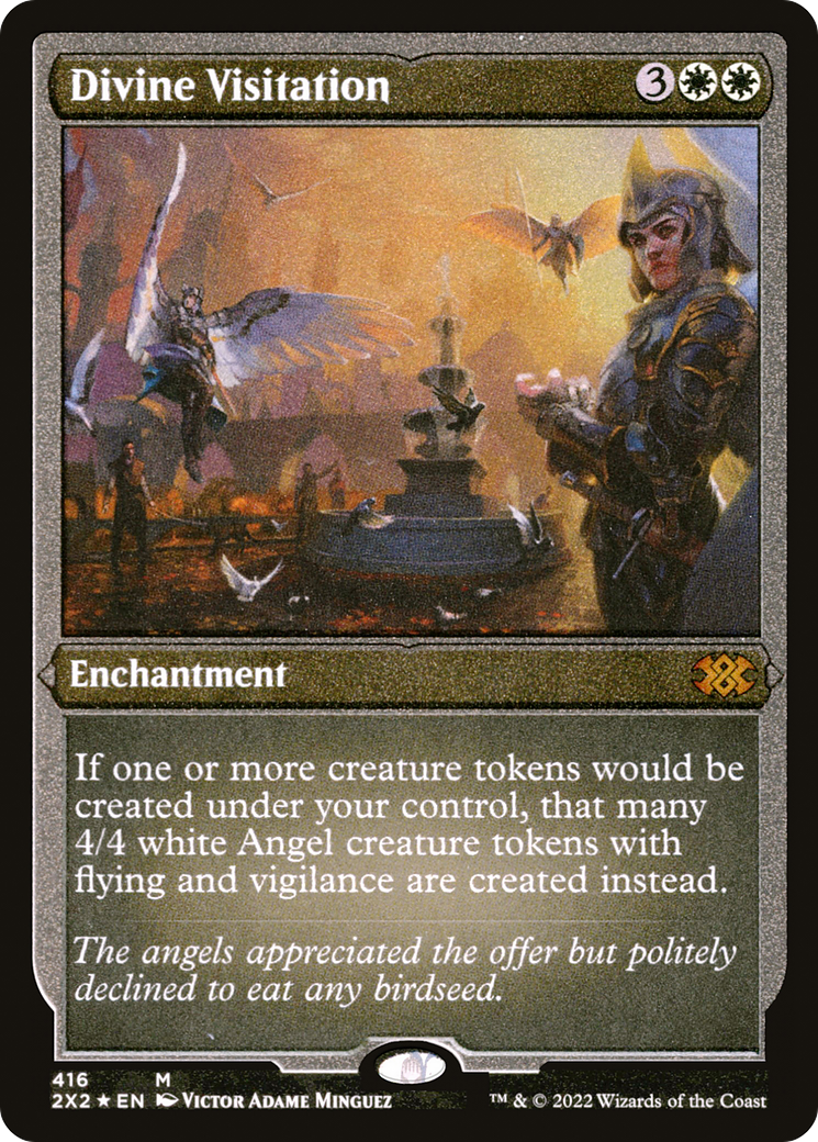 Image of Divine Visitation (2X2-416) - Double Masters 2022 Foil
