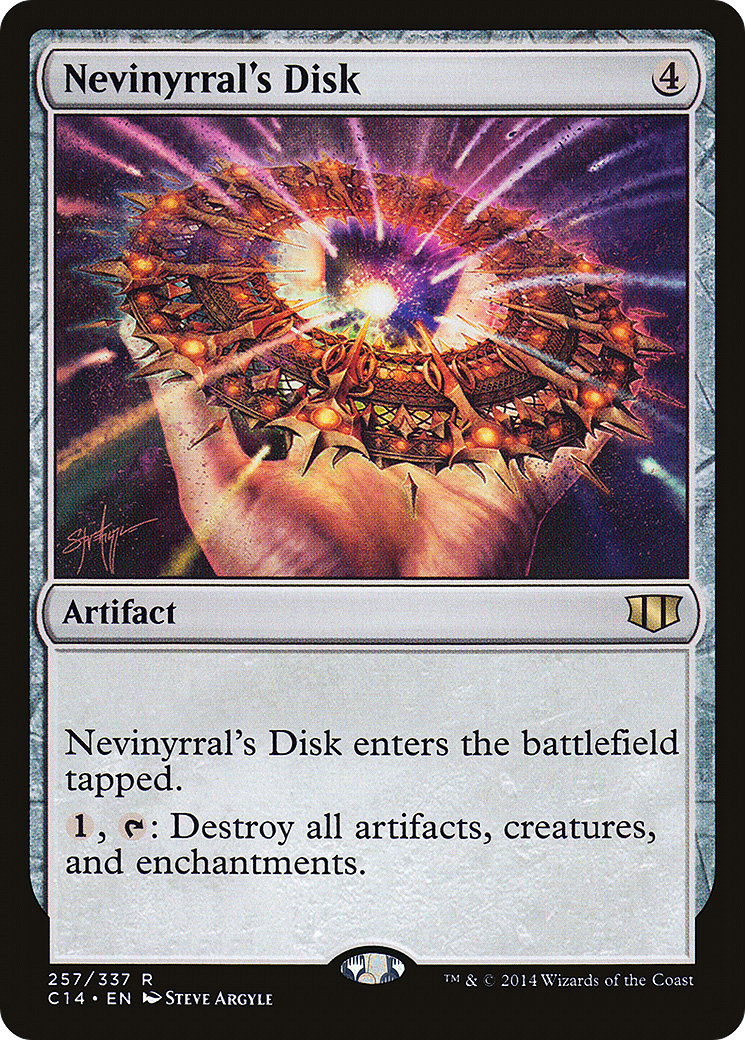 Image of Nevinyrral's Disk (C14-257) - Commander 2014