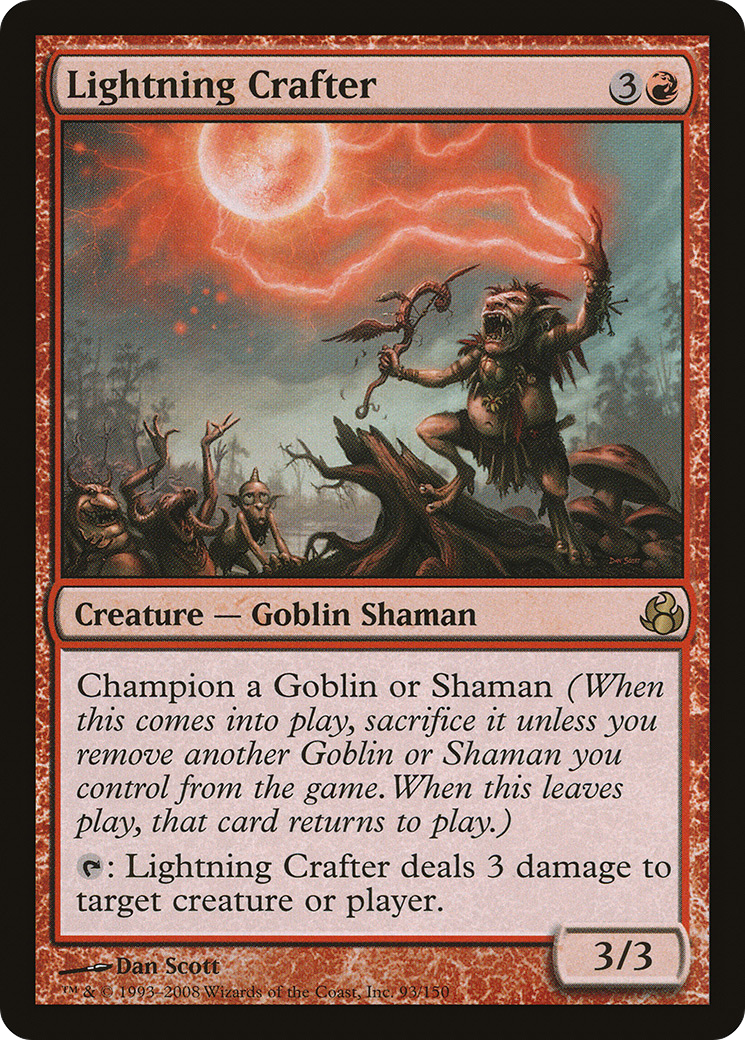 Image of Lightning Crafter (MOR-093) - Morningtide Foil