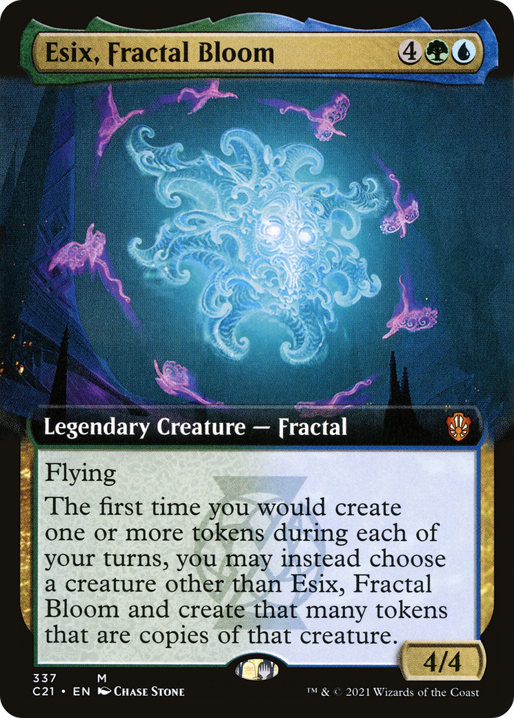 Image of Esix, Fractal Bloom (Extended Art) (C21-337) - Commander 2021: (Extended Art)