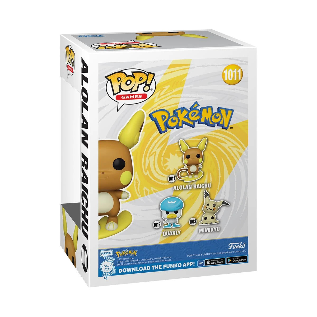 Pokemon Alolan Raichu Funko Pop! Vinyl Figure #1011