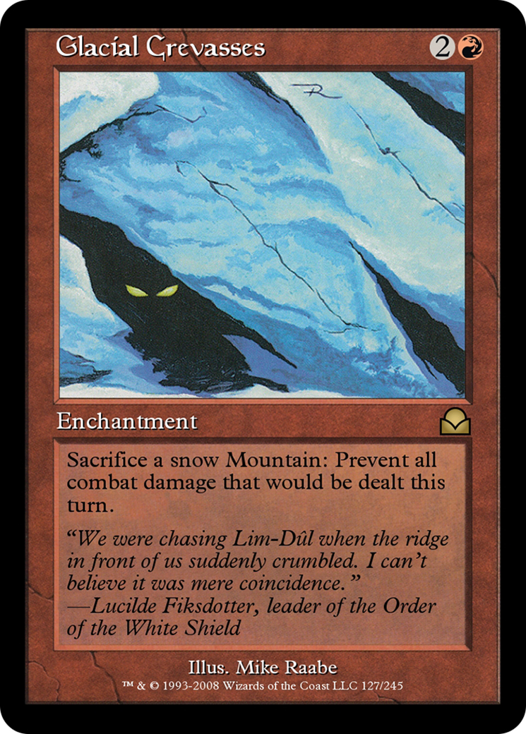 Image of Glacial Crevasses (ME2-127) - Masters Edition II Foil