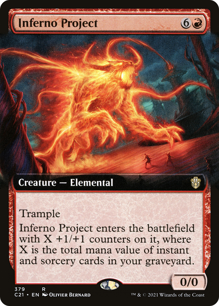 Image of Inferno Project (Extended Art) (C21-379) - Commander 2021: (Extended Art)